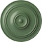 Ekena Millwork Small Classic Ceiling Medallion (Fits Canopies up to 10"), 40 1/4"OD x 3 1/8"P, Athenian Green CM40CLAGF - alternate 1